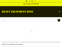 Tablet Screenshot of heavyequipmentzone.com